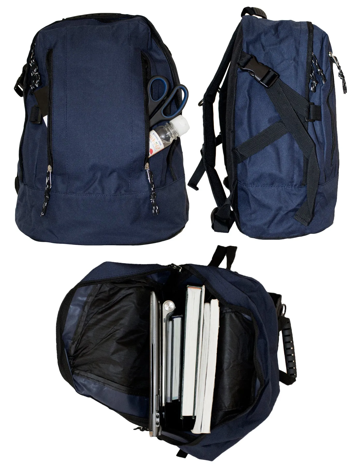 Fino SK-BP08 Classic Everyday Unisex Backpack - Blue