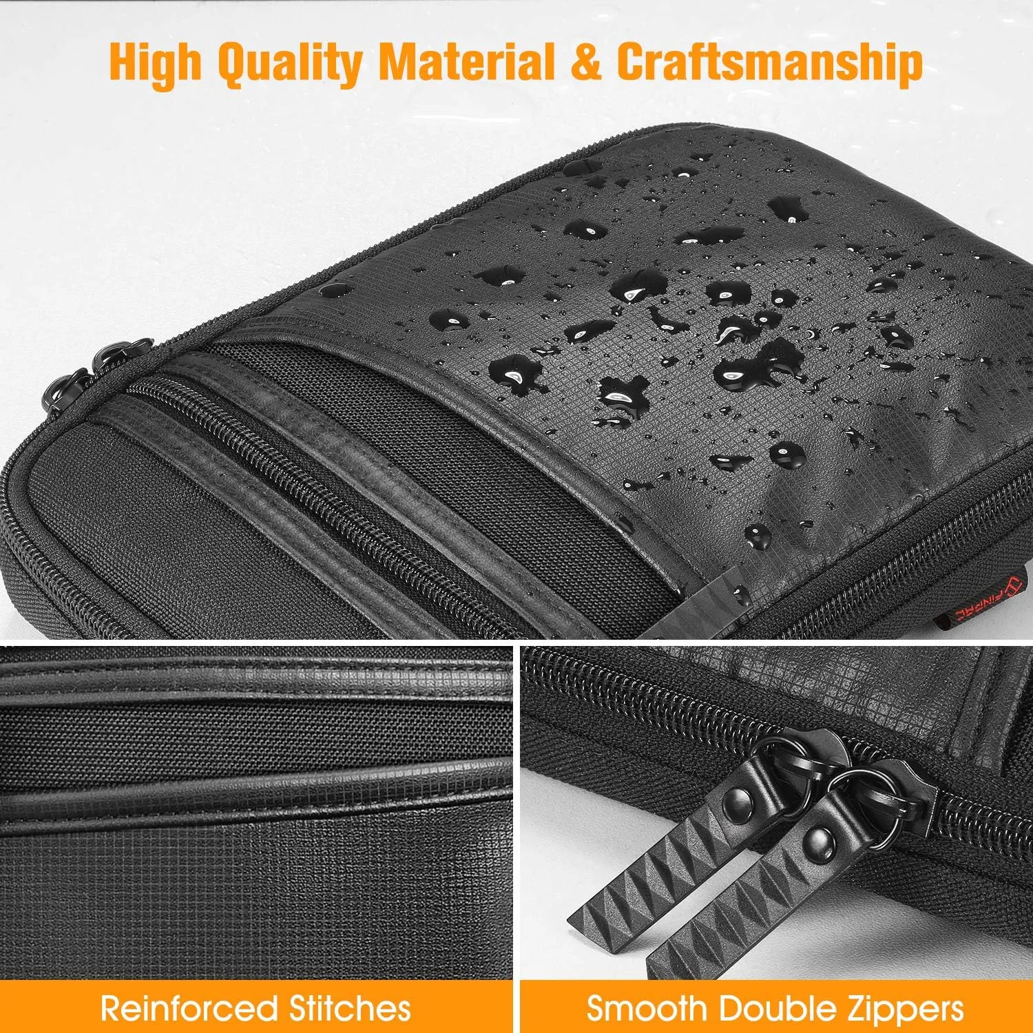 FINPAC Concealed Carry Gun Pouch, Soft Pistol Case Fanny Pack Waist Belt Firearm Bag with Holster for Handgun, Air Gun, Men, Women