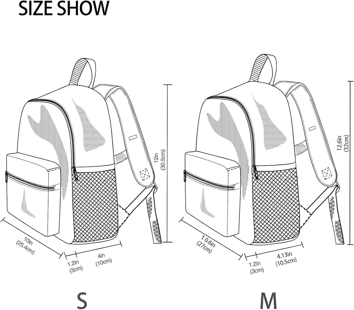 Fisyme Toddler Backpack Cartoon Monster Truck School Bag Kids Backpacks for Kindergarten Preschool Nursery Girl Boys, M