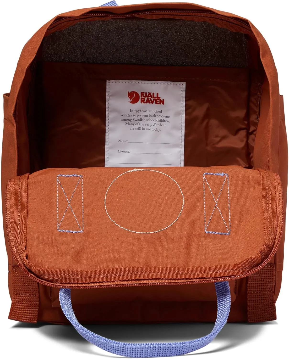 Fjällräven Unisex Kånken Mini Teracotta Brown/Ultramarine One Size One Size