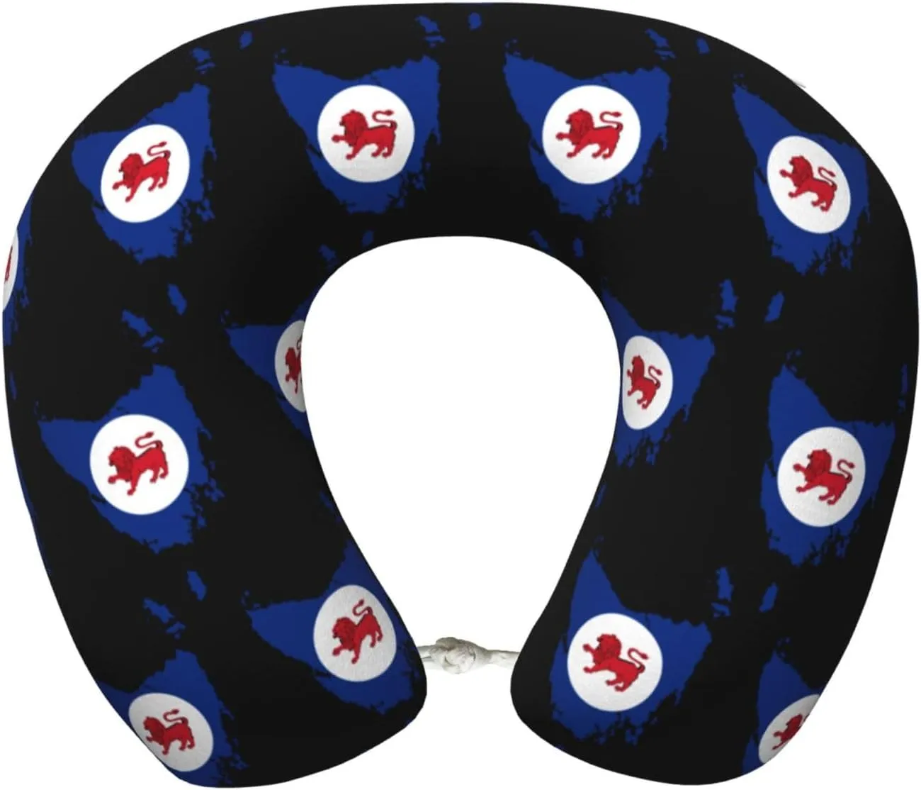 Flag Map of Tasmania Neck Pillow Memory Foam U-Shaped Travel Neck Pillow for Airplanes Car Home