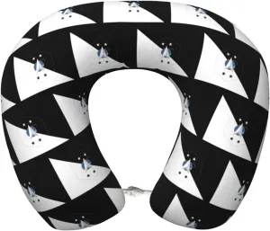 Flag of The Senior Enlisted Advisor of The Space Force Neck Pillow Memory Foam U-Shaped Travel Neck Pillow for Airplanes Car Home