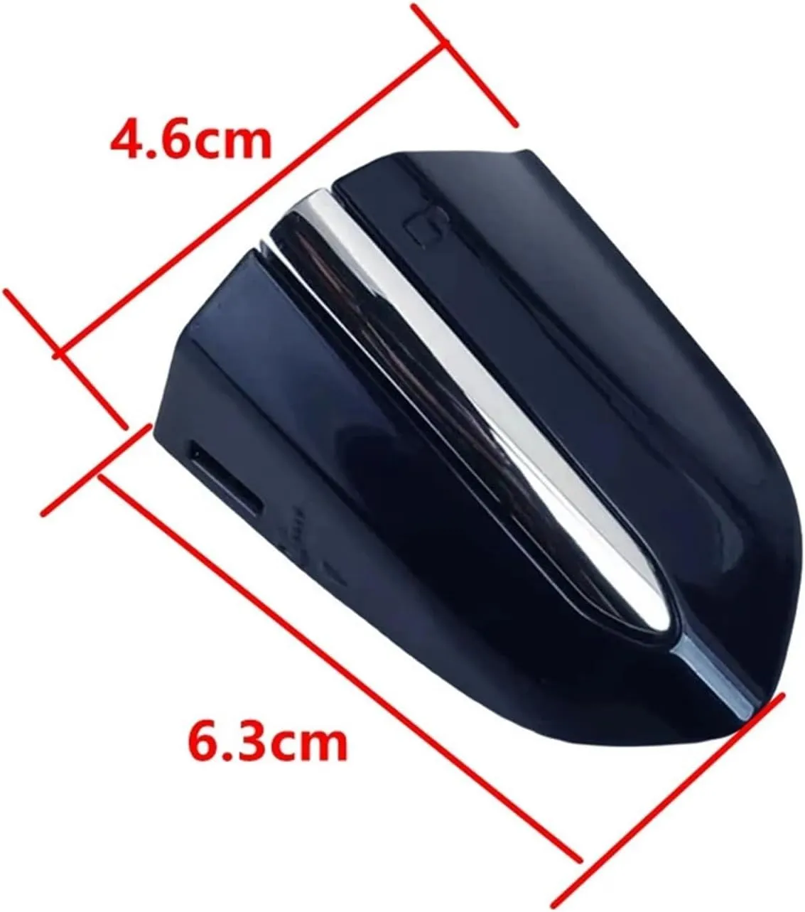 Front Left Exterior Door Handle Lock Cover Small Cap ，Compatible with Ford Mondeo MK5 2013-2019 Edge MK2 2018 2019 Taurus 2015-2020(1pcs Gray)