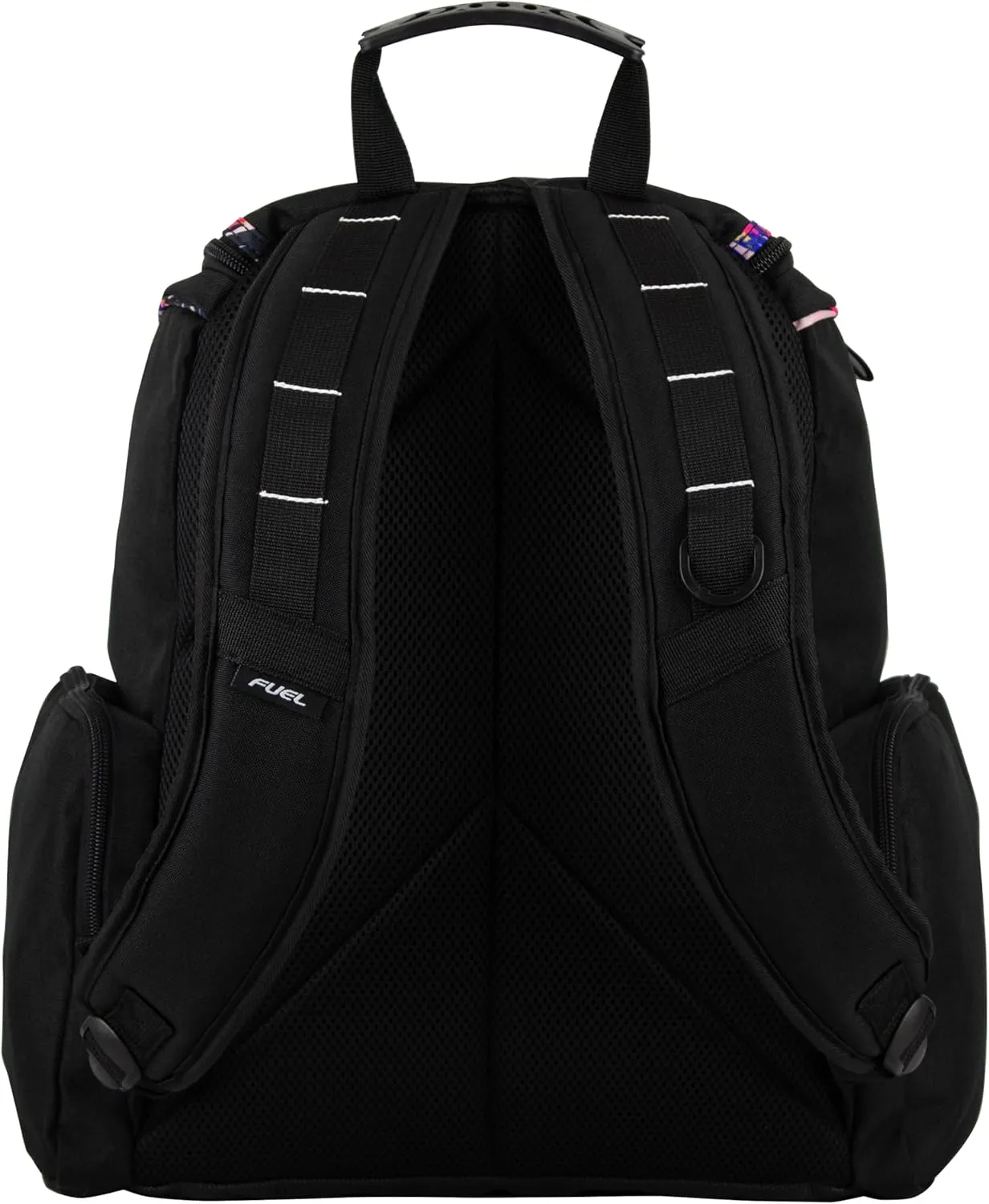 FUEL Oversized Wide Mouth Backpack with Multiple Compartments, Large Storage for Hiking, Work, Classroom, and Traveling - Tropical Trim