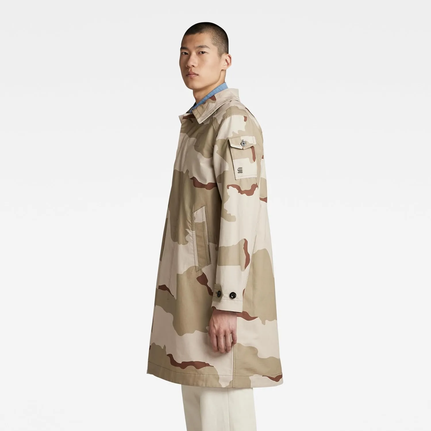 G-STAR Men's Casual Utility Trench Coat