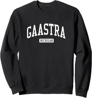 Gaastra Michigan MI Vintage Athletic Sports Design Sweatshirt