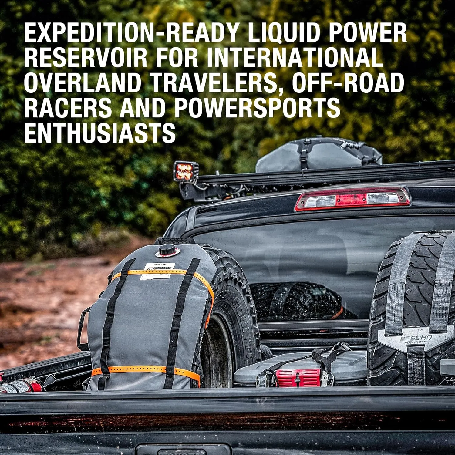 Giant Loop Armadillo Bag, Utility Bladder for Safe Transport and Storage of Powersports and Automotive Fluids, for Motorcycles, UTVs and ATVs, 2-Gallon