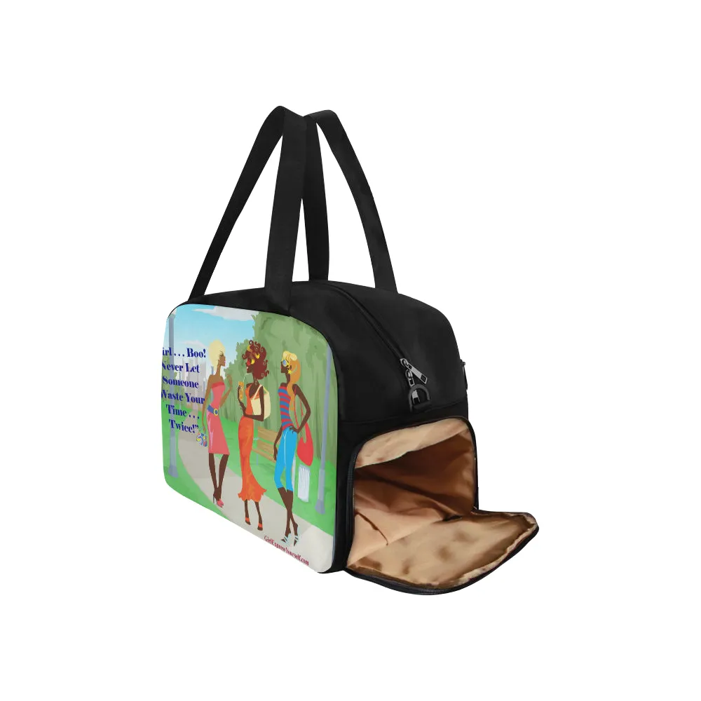 Girl 3 Divas in the Park Travel Bag w/Shoe Compartment