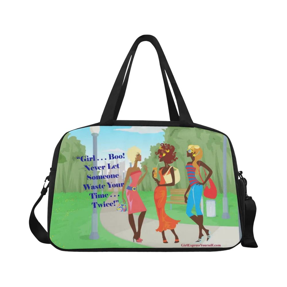Girl 3 Divas in the Park Travel Bag w/Shoe Compartment