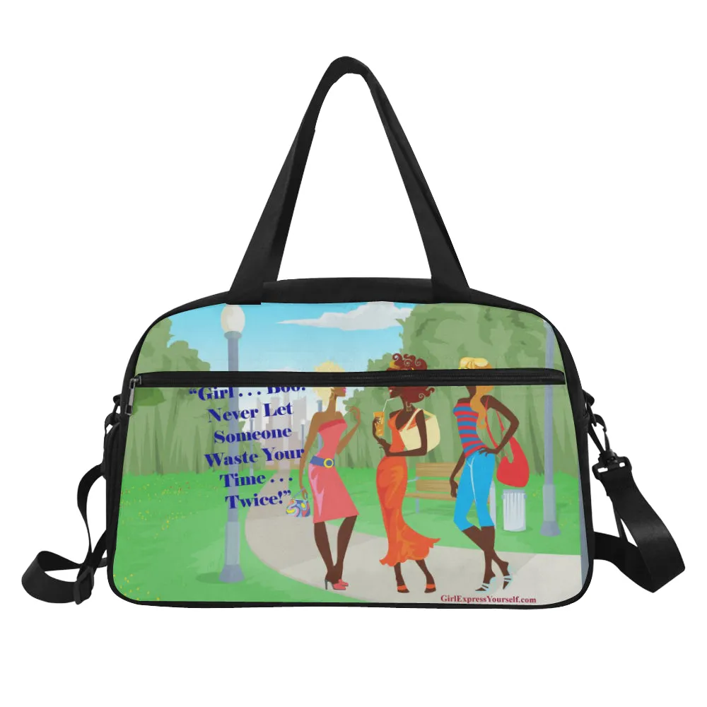 Girl 3 Divas in the Park Travel Bag w/Shoe Compartment