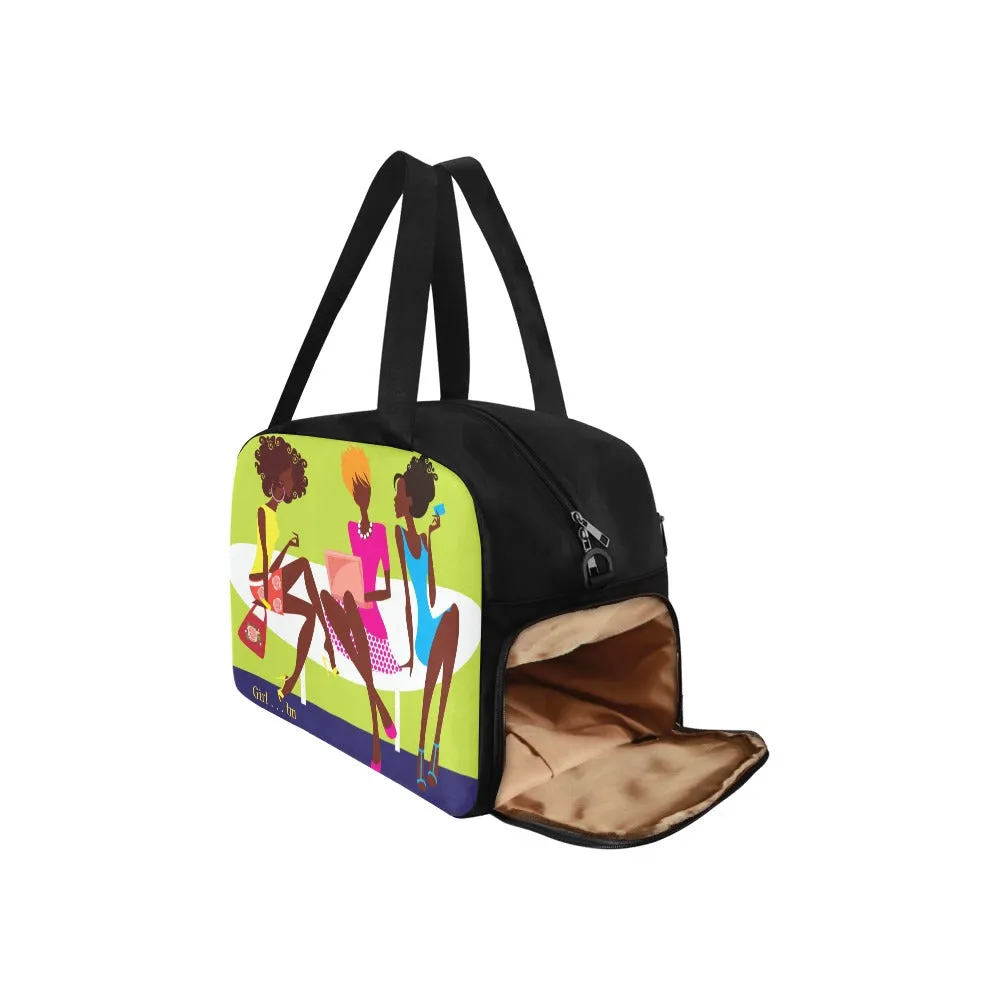 Girl 3 Entrepreneur Divas Travel Bag w/Shoe Compartment