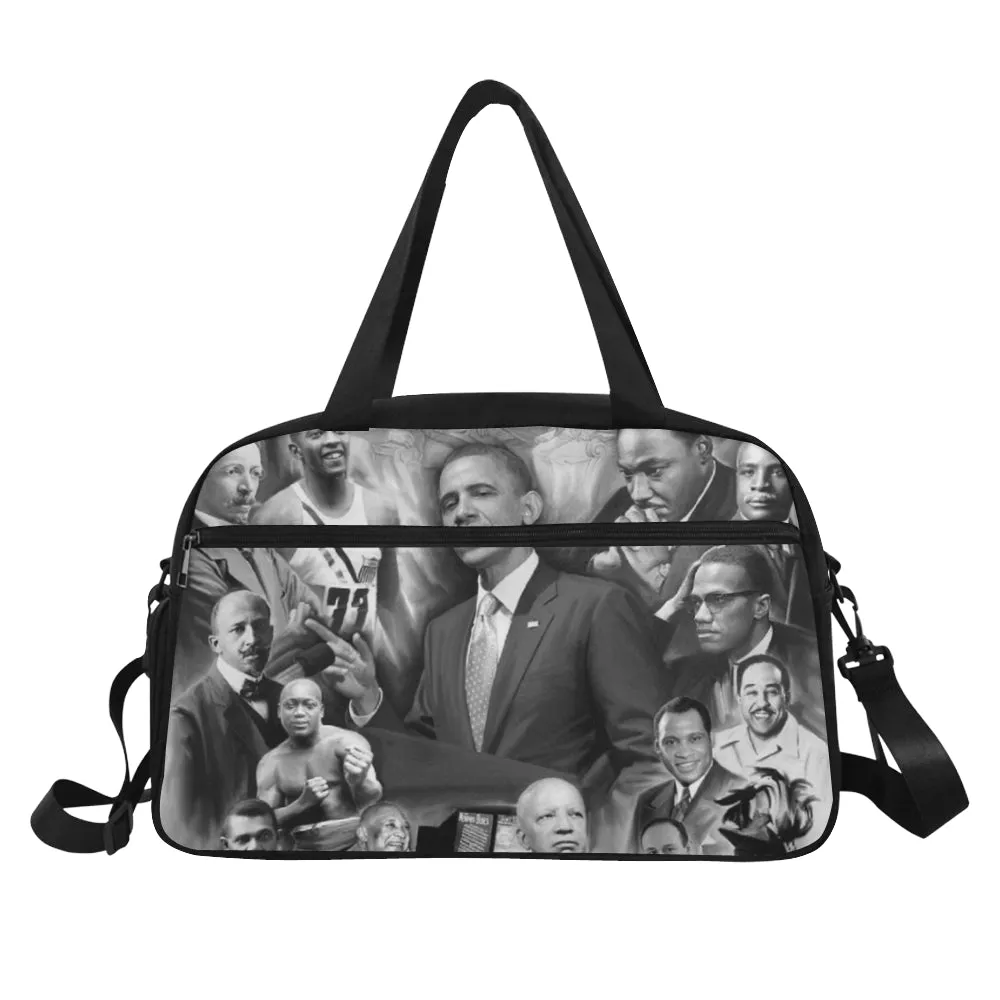 Girl Greatest African American Men Travel Bag w/Shoe Compartment