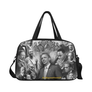 Girl Greatest African American Men Travel Bag w/Shoe Compartment