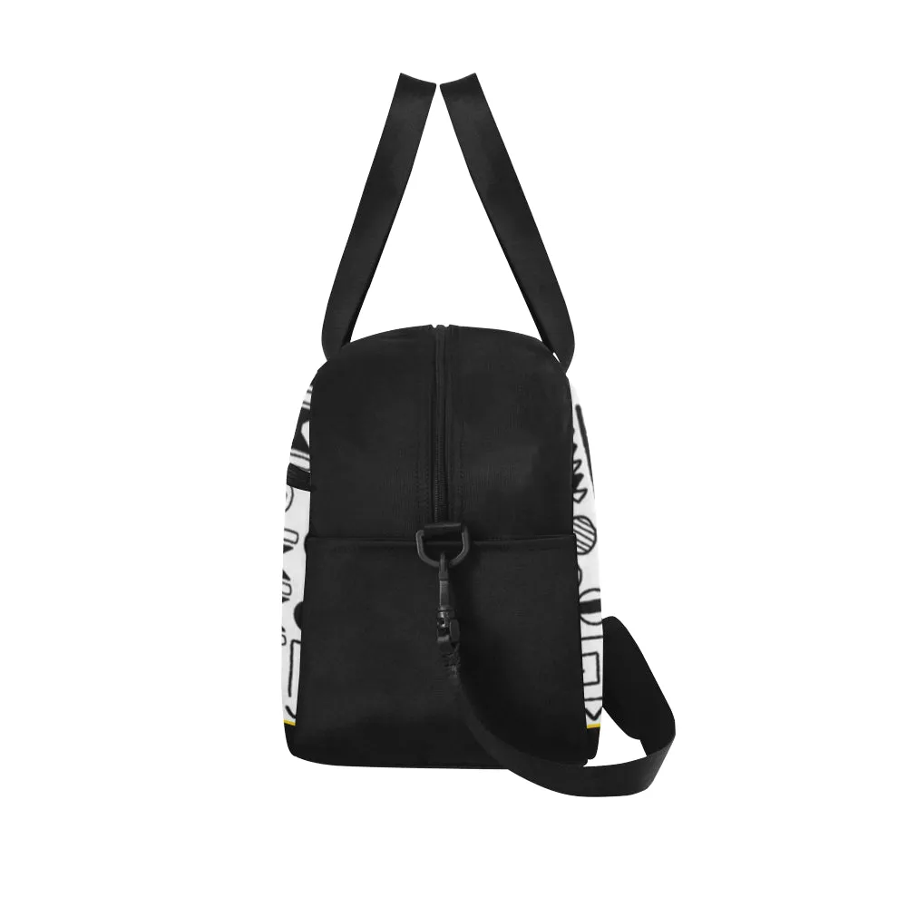 Girl Hold Up Travel Bag w/Shoe Compartment