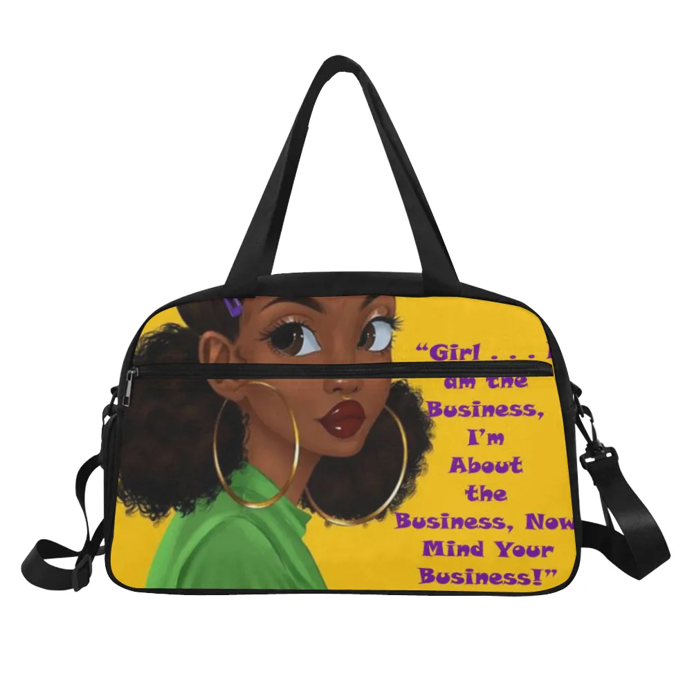 Girl I Am the Business Travel Bag w/Shoe Compartment