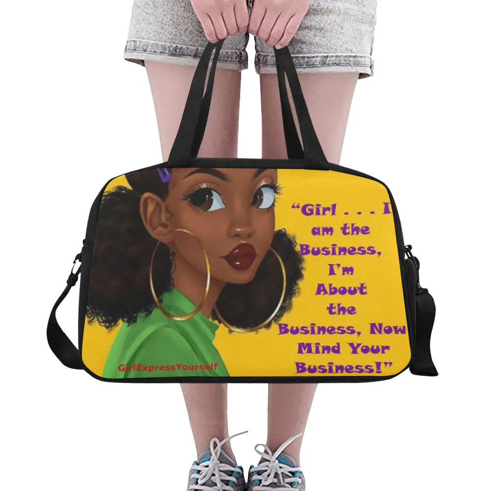 Girl I Am the Business Travel Bag w/Shoe Compartment