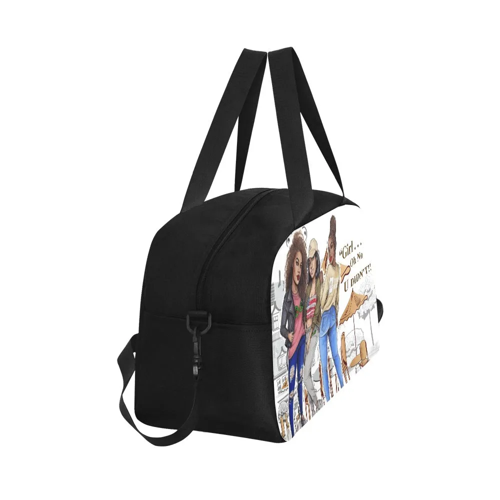 Girl Oh No U Didn't Travel Bag w/Shoe Compartment