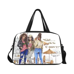 Girl Oh No U Didn't Travel Bag w/Shoe Compartment