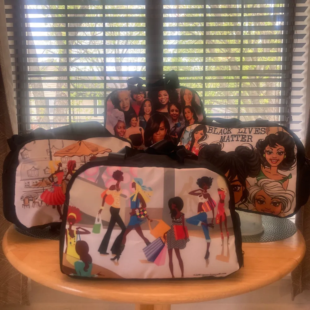 Girl Yes We Still Can Travel Bag w/Shoe Compartment
