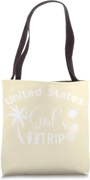Girls Trip Travel United Kingdom Vacation Travel Tote Bag