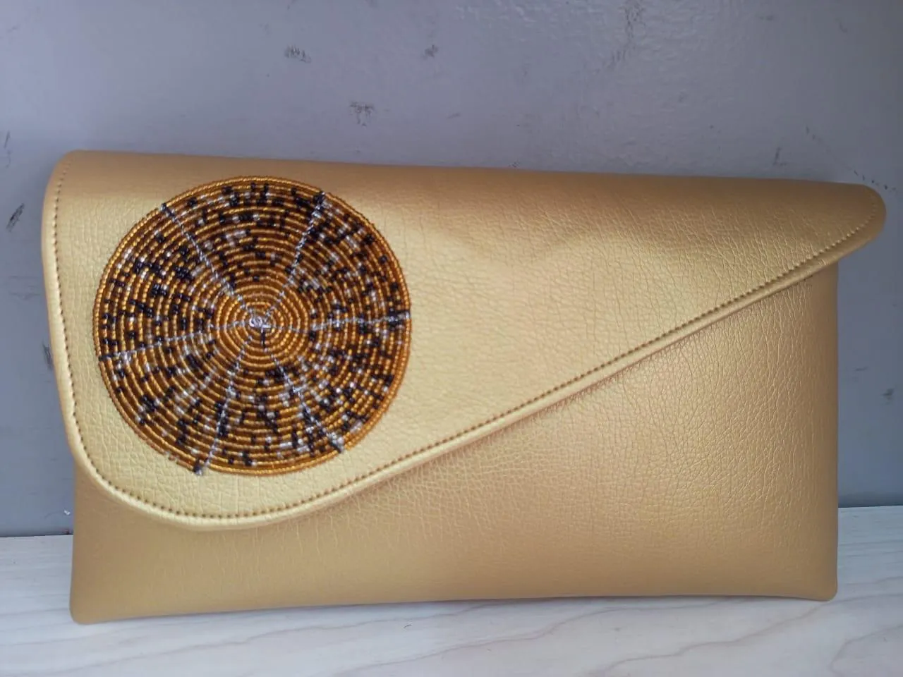 Gold leather African purses, bags,African bag, women purses , gift for her, christmas gift for loved ones,clutch bags, mother's day gifts