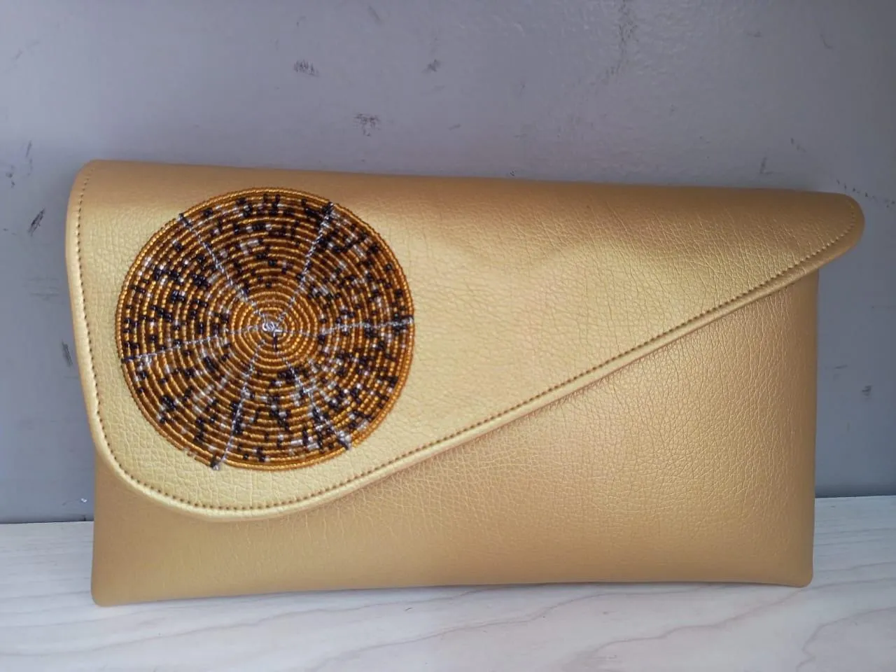 Gold leather African purses, bags,African bag, women purses , gift for her, christmas gift for loved ones,clutch bags, mother's day gifts