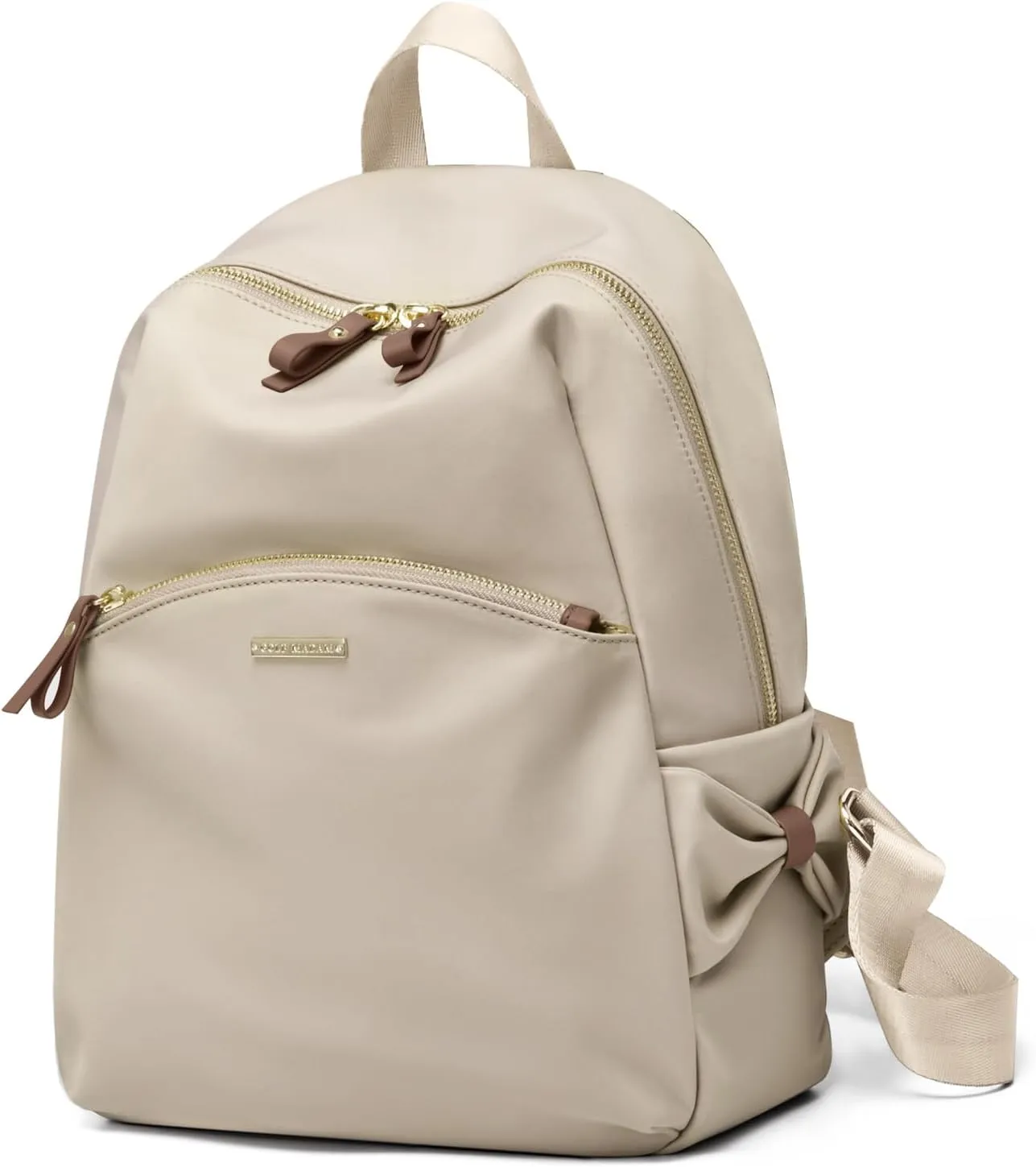 GOLF SUPAGS Stylish Backpack Purse for Women Casual Travel Daypack Mini Backpack Handbag Nylon Bookbag