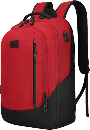 Goloni Multi-functional Travel Backpack, Large Capacity for Men Women Waterproof Business Work Bag, College Laptop Backpack with USB Charging Port, Suitable for 17-inch Computers