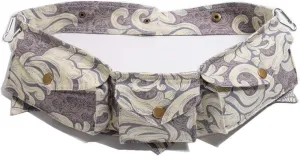 GRACEART Burning man Cotton Canvas Waistbag Steampunk Travel Utility Belt Ren Faire Waistbelt