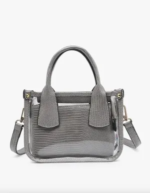 Grey Stadium Clear Bag