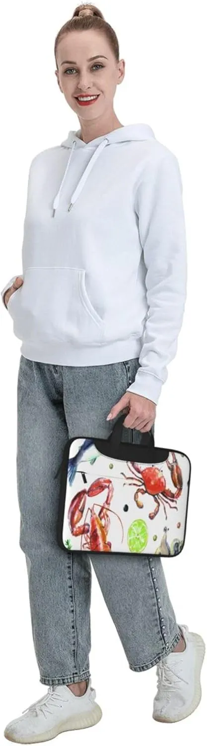 Greyhound Black Pet Dog Laptop Shoulder Bag ​for Men Women, Computer Carrying Case Messenger Bag with Strap