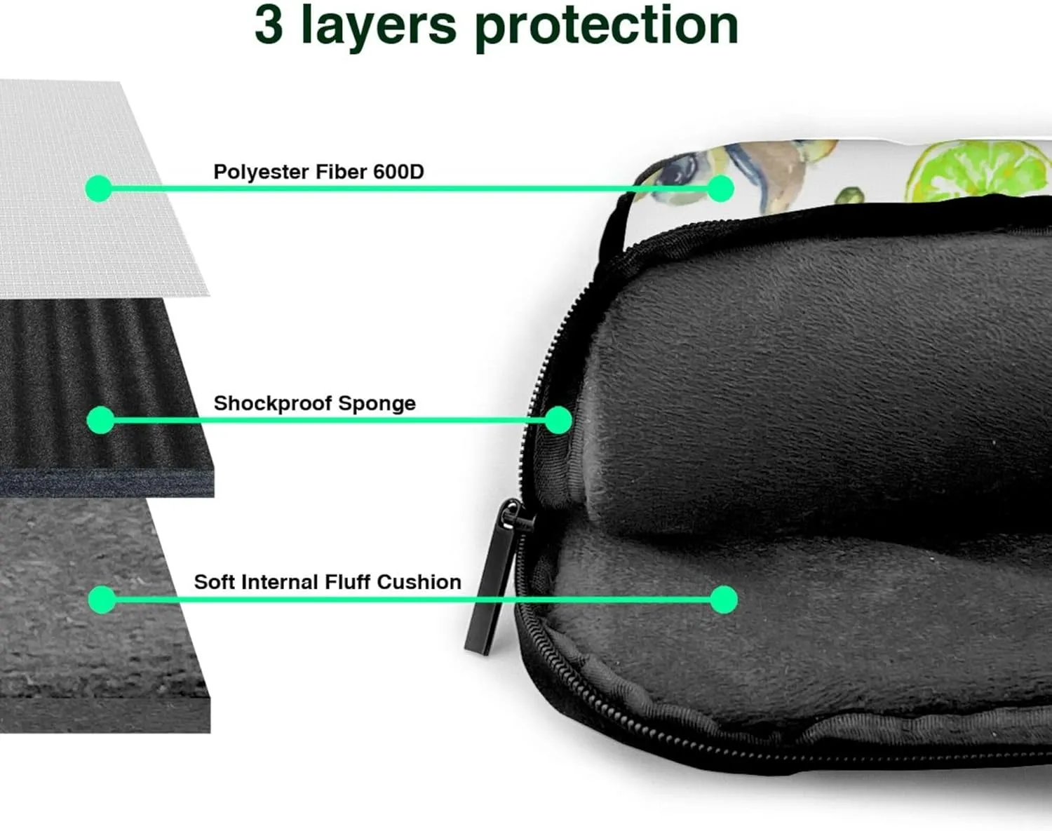 Greyhound Black Pet Dog Laptop Shoulder Bag ​for Men Women, Computer Carrying Case Messenger Bag with Strap