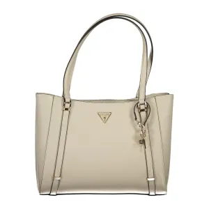 Guess Jeans Beige Polyethylene Women Handbag