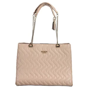 Guess Jeans Pink Polyethylene Handbag