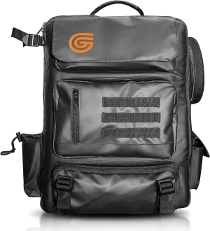 Guilt Free Gaming Ultimate Board Game Backpack - Perfect for Gamers, DND, and RPG Players | Removeable Dice Tray | Padded Back & Straps | Laptop Storage | Mini Foam Inserts