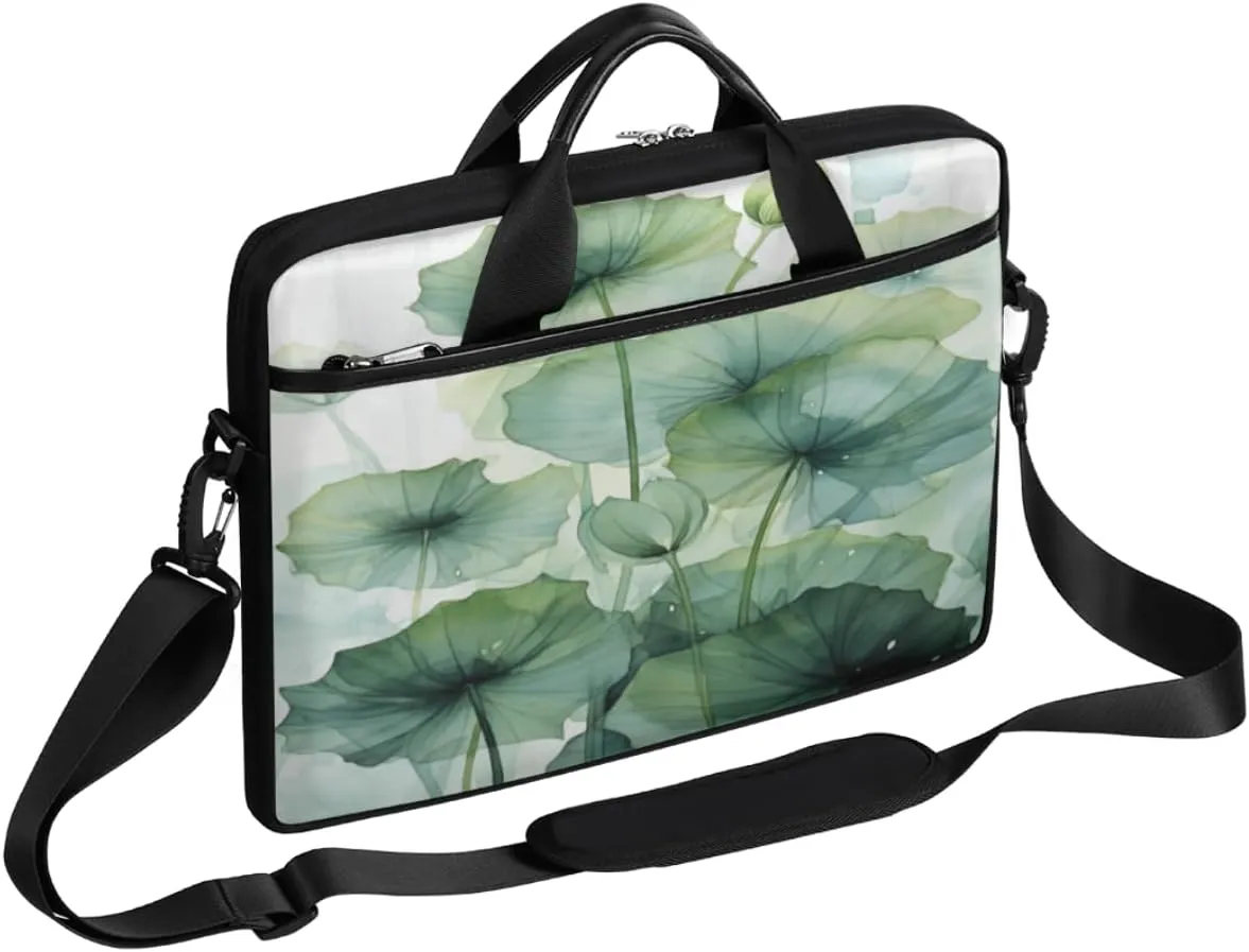Halloween Town Laptop Bag for Men Women 13-15 Inch Case Bags Sleeve Shoulder with Anti Slip Removable The Pad Straps