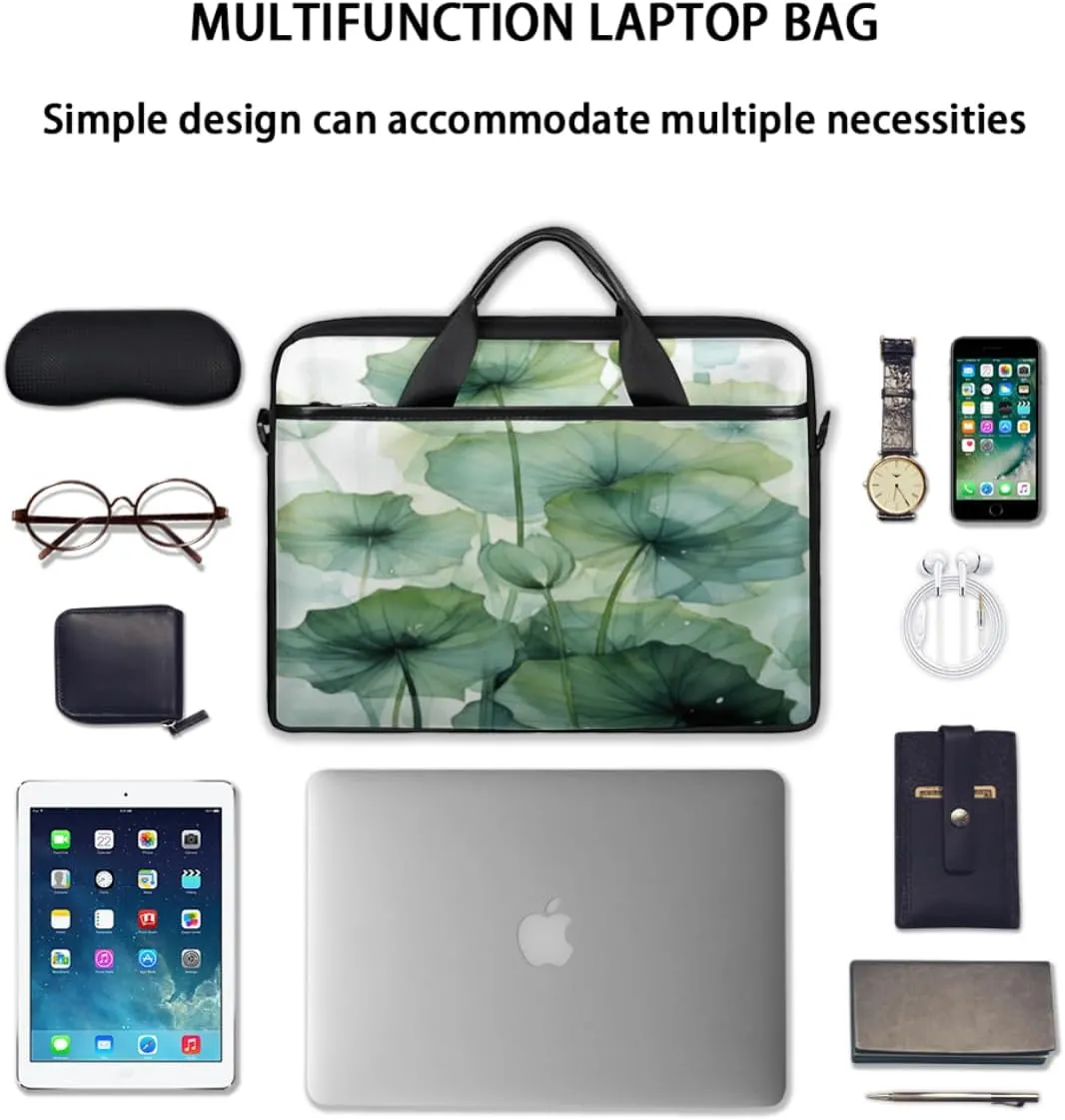 Halloween Town Laptop Bag for Men Women 13-15 Inch Case Bags Sleeve Shoulder with Anti Slip Removable The Pad Straps