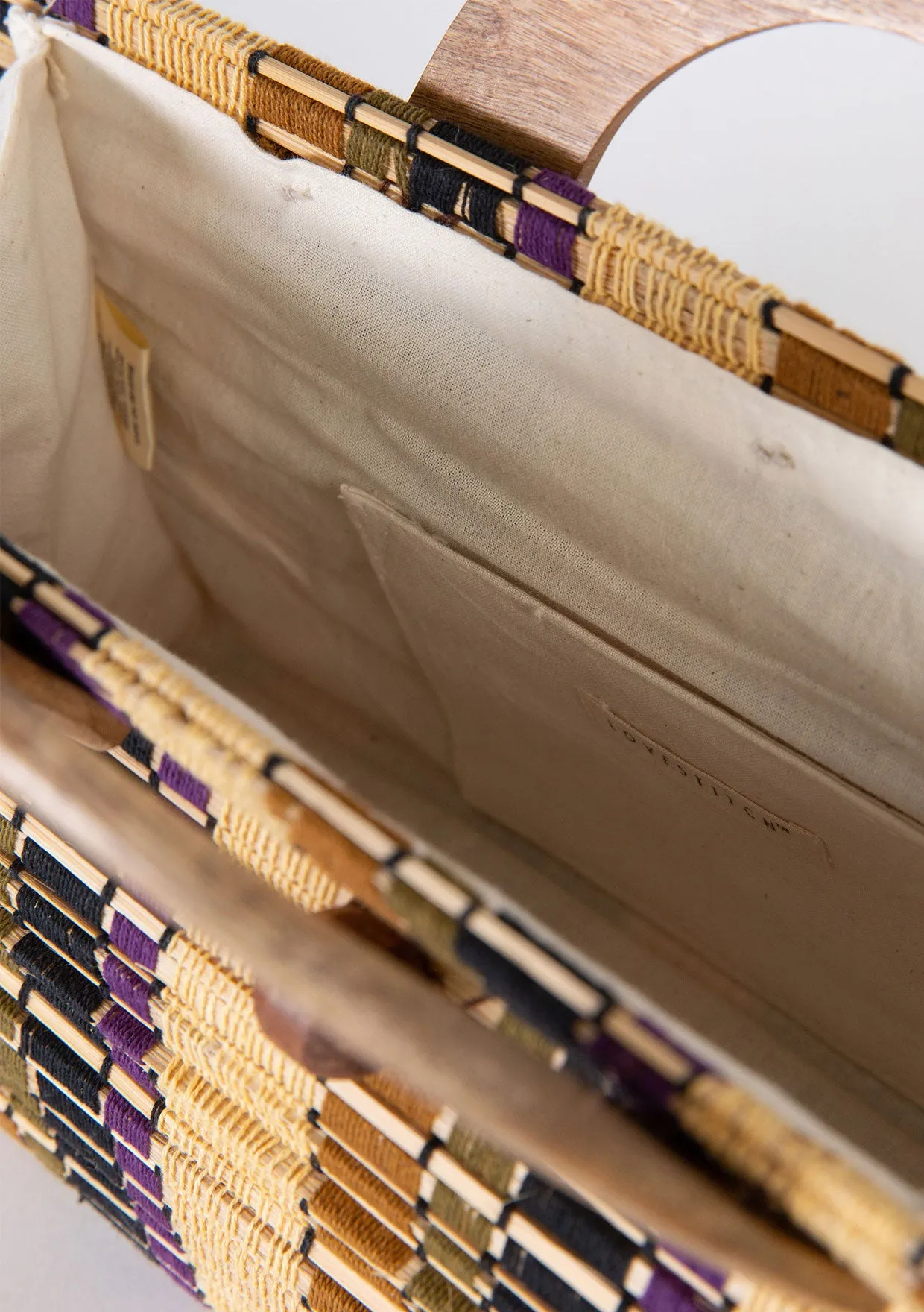 Handloomed Baguette Bag