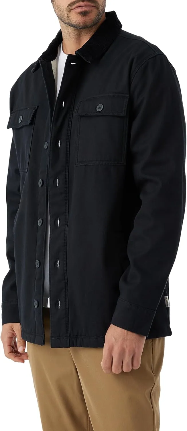 Hang Ten Men's Button-Up Jacket - Button-Up Utility Jacket for Men with Pockets