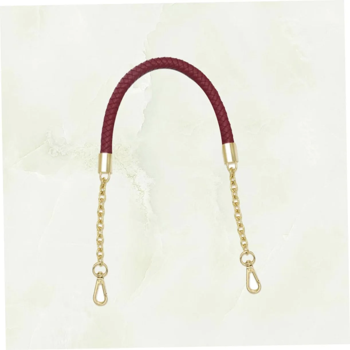 HAPINARY Fashionable Women's Handbag Handle Leather Chain Purse Strap Extender Replacement Handle Strap Warm Handbag Accessory Tote Bag Handle