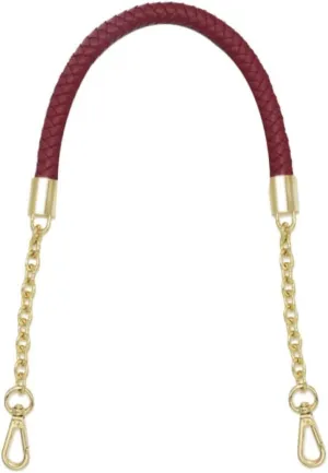 HAPINARY Fashionable Women's Handbag Handle Leather Chain Purse Strap Extender Replacement Handle Strap Warm Handbag Accessory Tote Bag Handle