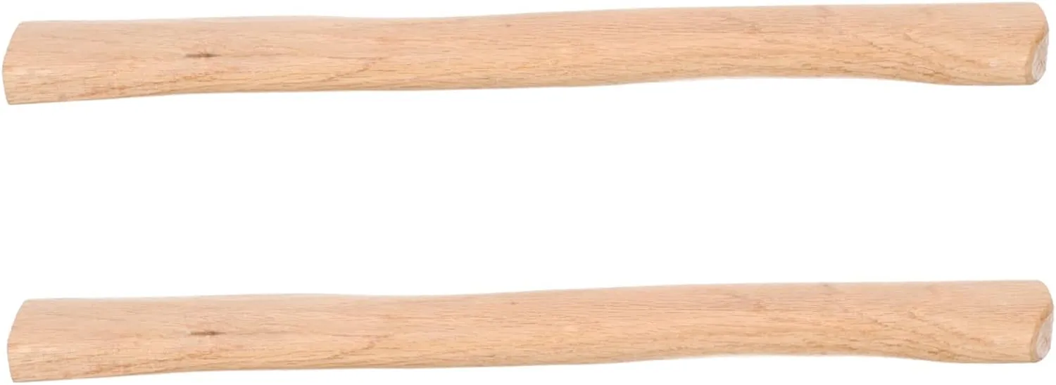 Hatchet Handle Replacement 2pcs Wooden Axe Handles 40cm Length Sturdy Versatile