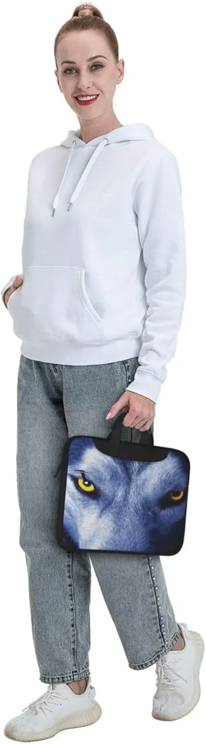 Hawaiian Surfer Sea Palm Trees Retro Laptop Shoulder Bag ​for Men Women, Computer Carrying Case Messenger Bag with Strap