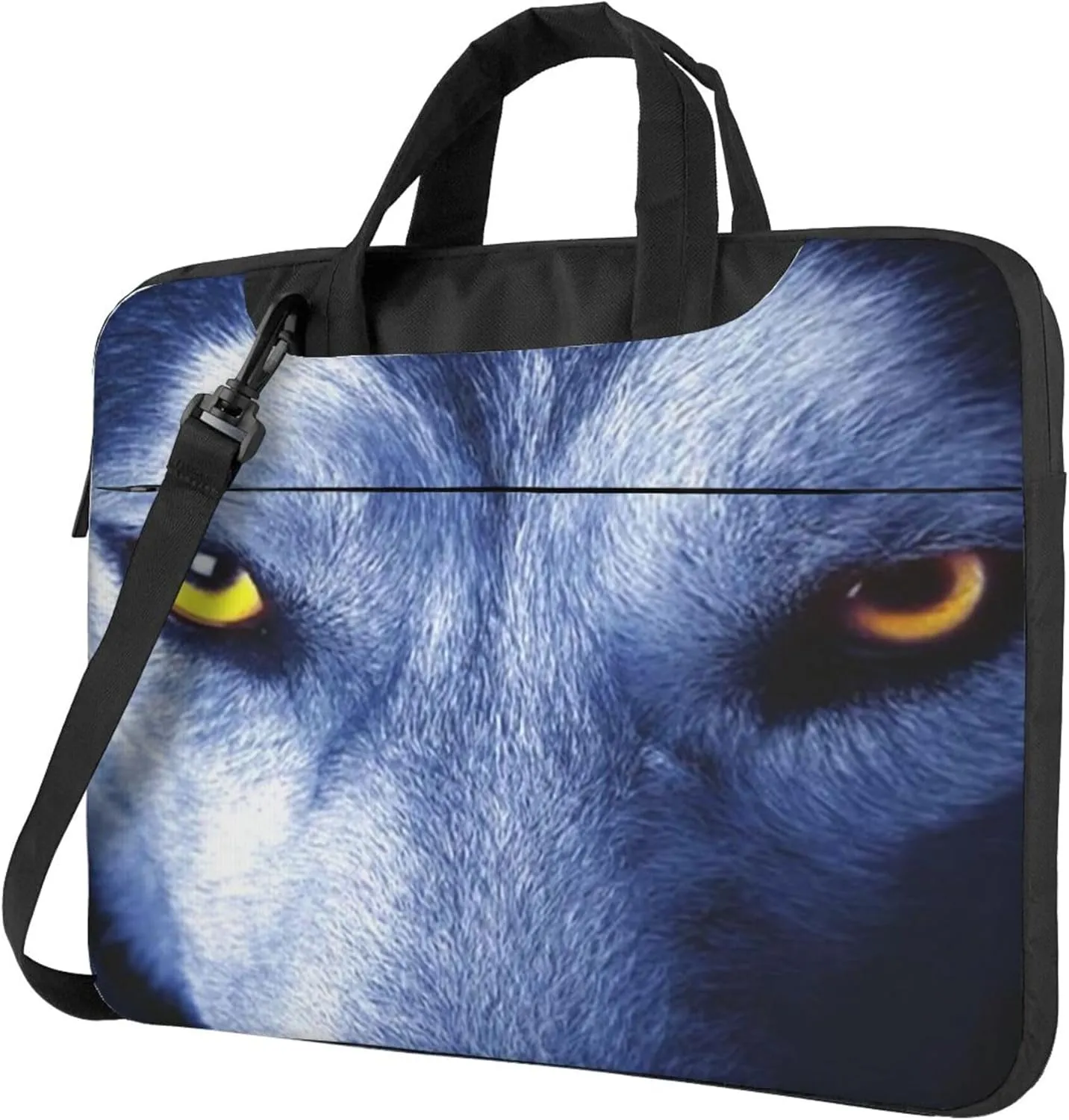 Hawaiian Surfer Sea Palm Trees Retro Laptop Shoulder Bag ​for Men Women, Computer Carrying Case Messenger Bag with Strap