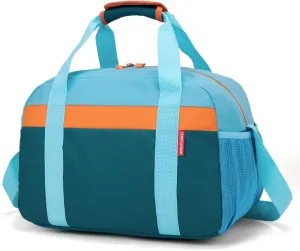 HawLander Small Duffle Bag for Kids Boys or Girls, Gym Bag for Sports (Teal Blue)