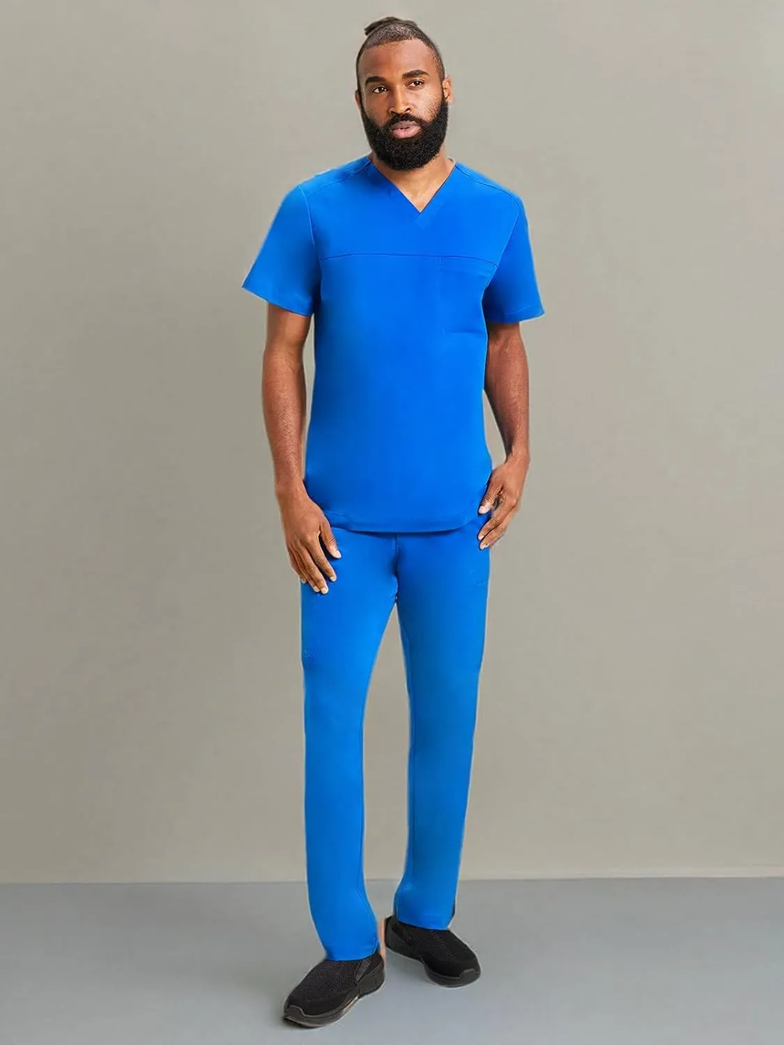 Healing Hands Scrub Pants for Men Daniel Utility Bottoms with 6 Pockets, 2-Way Stretch and Durable Fabric 9300