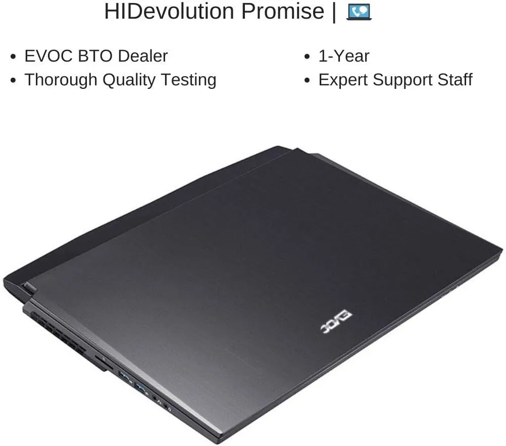 HIDevolution EVOC High Performance Systems X1702O (X170KM-G) 17.3" UHD, 3.6 GHz i7-11700K, RTX 3080, 128 GB 3200MHz RAM, 24 TB PCIe SSD
