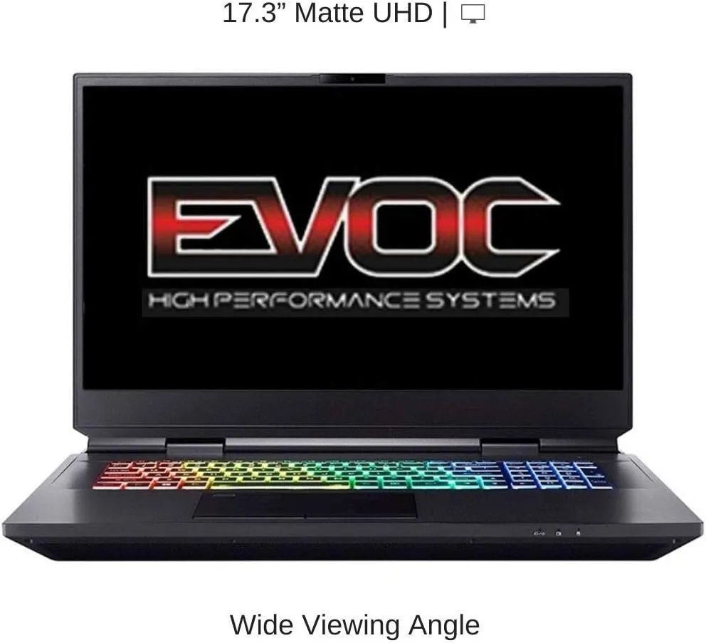 HIDevolution EVOC High Performance Systems X1702O (X170KM-G) 17.3" UHD, 3.6 GHz i7-11700K, RTX 3080, 128 GB 3200MHz RAM, 24 TB PCIe SSD