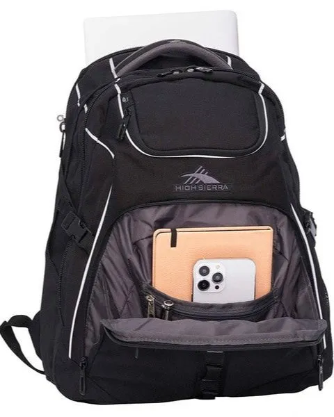 High Sierra backpack Access 3.0 ECO 17" laptop backpack 145729 BLACK