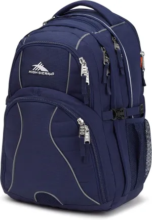 High Sierra Swerve Laptop Backpack, True Navy, One Size